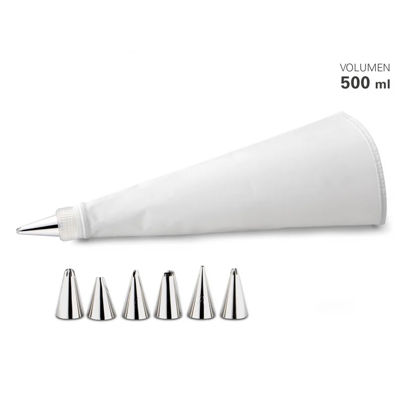 Spritzbeutel-Set mit 6 Tüllen